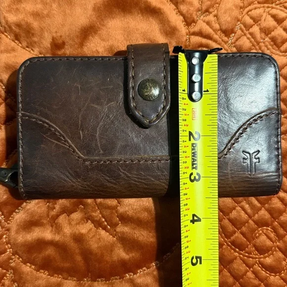 Frye Melissa Brown Leather Wallet - Picture 11 of 11